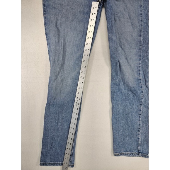 Levi Strauss 511 Slim Fit Mens Jeans Light Wash Size 31x32 - Picture 6 of 7